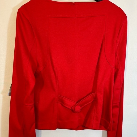 Worthington Stretch Womens Jacket Blazer Large Cloth Covered Button Long Sleeve - Picture 3 of 7